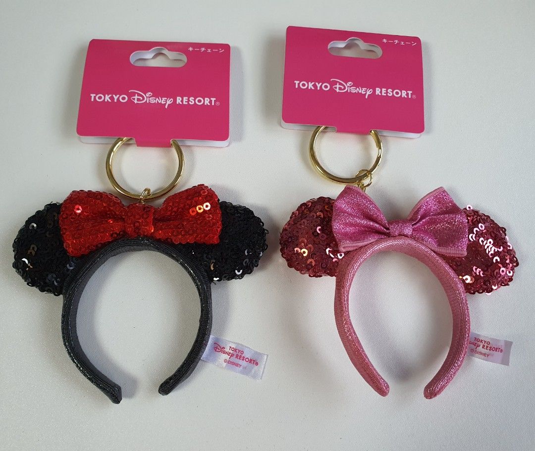Keychains (Category: Character Goods) located in Singapore. Submitted by cozy_li (Listing ID 1228138763, Image 3). Description: first pic - sanrio keychains selling for $10 each. second n third pic - sanrio soft toy key chain (Cinnamoroll sold) and mickey mouse ears key chains selling for $20 each. All items from Japan!.