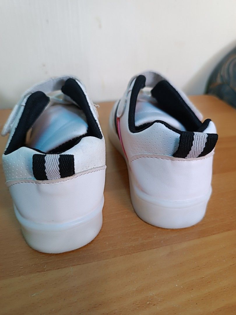 kids white sneakers