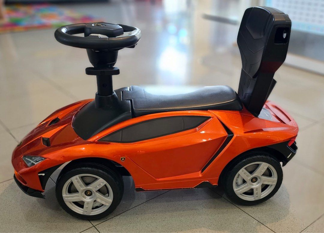 Lamborghini Ride On Car With Push Handle, Hobbies & Toys, Toys & Games ...