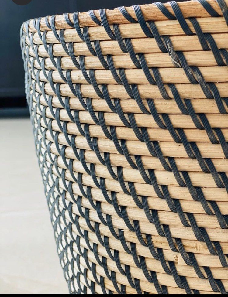 Large rattan pot, Furniture & Home Living, Gardening, Pots & Planters ...