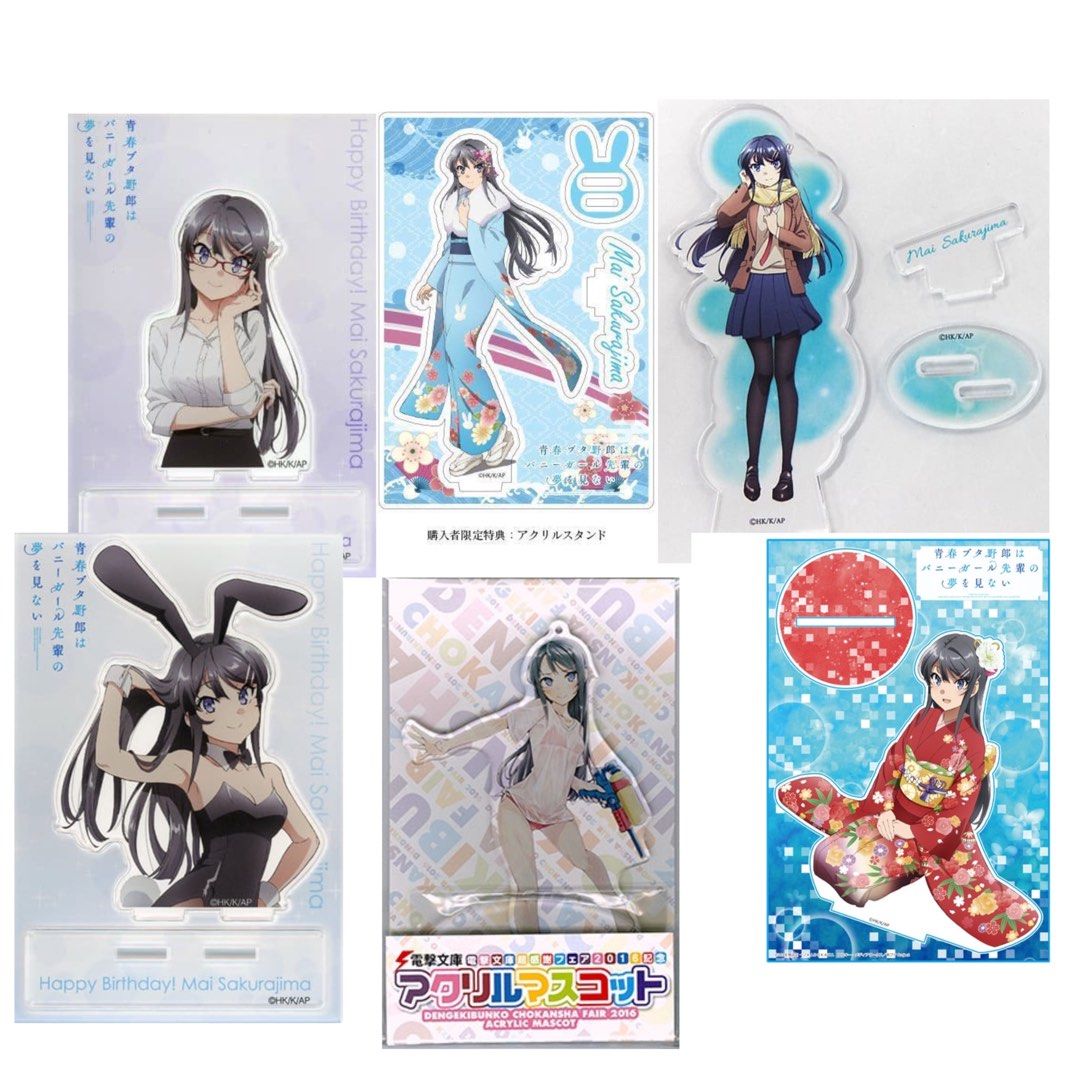 Mai Sakurajima Sew-on patch Seishun Buta Yarou Anime Iron-on embroidery  Rascal Does Not Dream Bunny