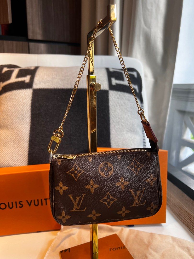 Louis+Vuitton+Mini+Pochette+Accessoires+Bicolor+Monogram+Empreinte