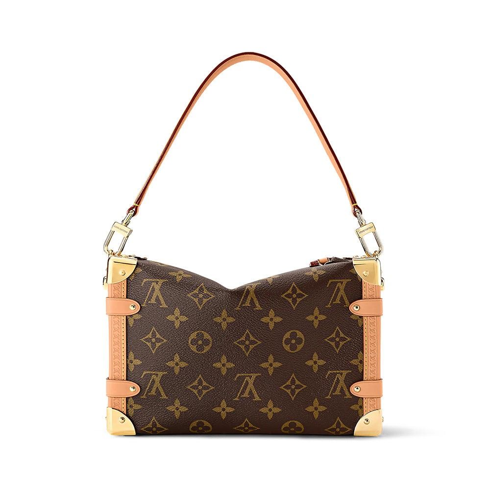 Louis Vuitton Side Trunk Handbag Monogram Canvas PM Brown 2271341