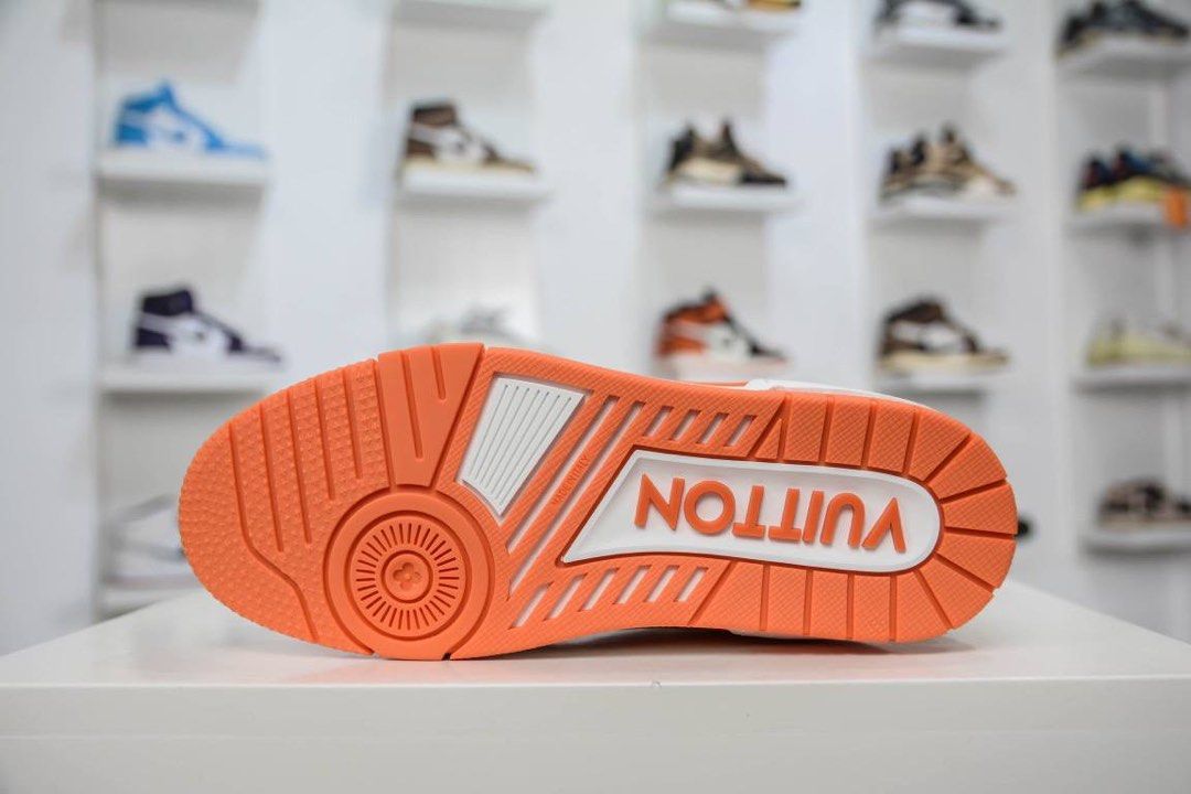 Louis Vuitton Trainer Sneaker - Yellow 1A9ZD3, Luxury, Sneakers & Footwear  on Carousell