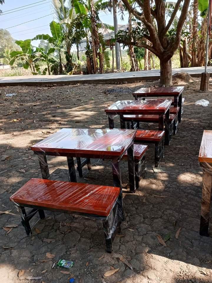 Made to order restaurant table and chairs (Category: Tables & Sets) located in Rosario. Submitted by newdragon_889be6 (Listing ID 1228162692, Image 3). Description: DIRECT PAGAWAAN SA MURANG HALAGA! 🚨 OPEN FOR BULK ORDERS TO AVAIL DISCOUNTS LOCATION: San Fernando, Pampanga Are you Looking for TABLES and CHAIRS for opening businesess like food court, canteens, milktea shop, coffee shop, and etc. Made to Order: ✓ Dining Table and Stools/Chairs Set