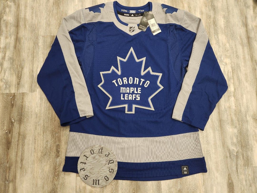 adidas Maple Leafs Authentic Reverse Retro Wordmark Jersey - Blue | Men's  Hockey | adidas US