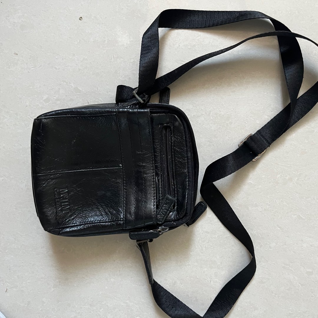 MCJIM COW LEATHER SLING BAG on Carousell