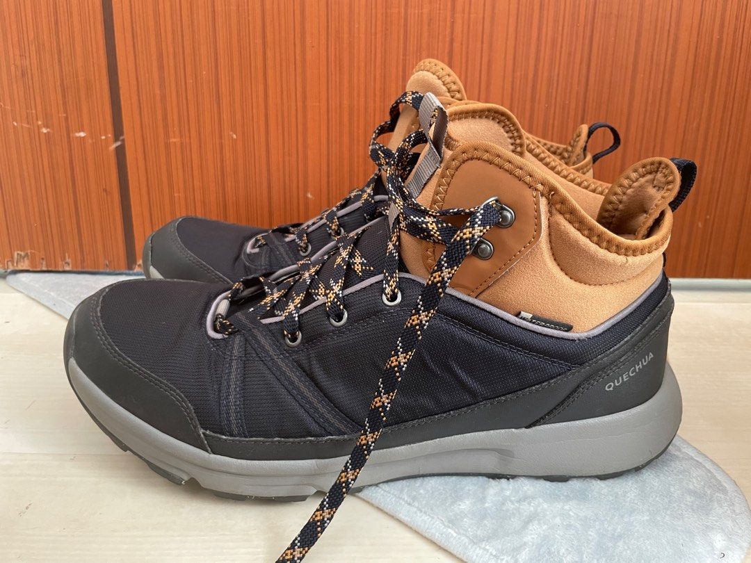 Men Waterproof Hiking Boots NH150 Quechua Navy