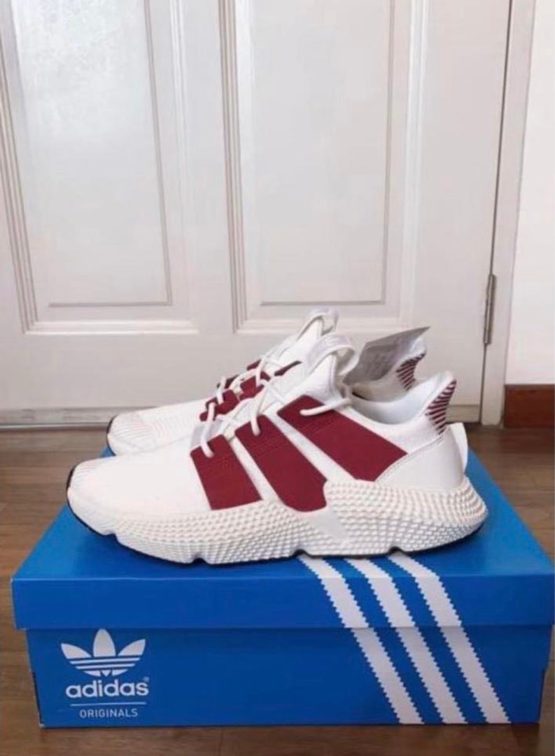Adidas prophere best sale white maroon
