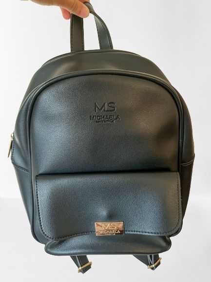 Michaela Leather Backpack, Women's Fashion, Bags & Wallets, Backpacks ...
