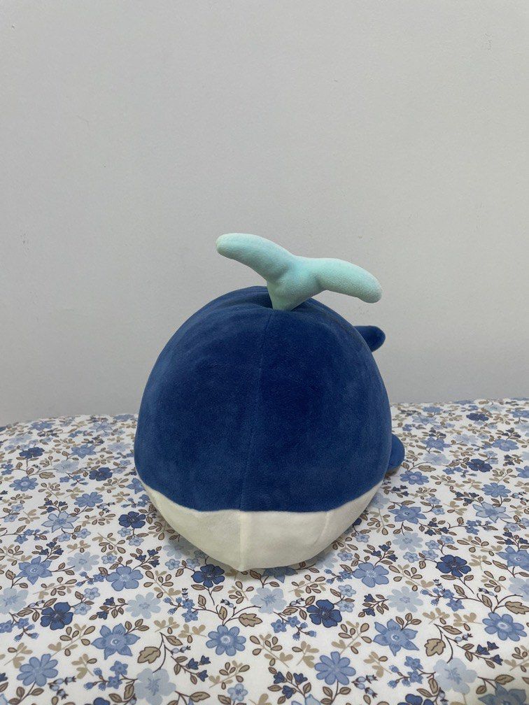 Miniso Blue Whale Softtoy, Hobbies & Toys, Toys & Games on Carousell