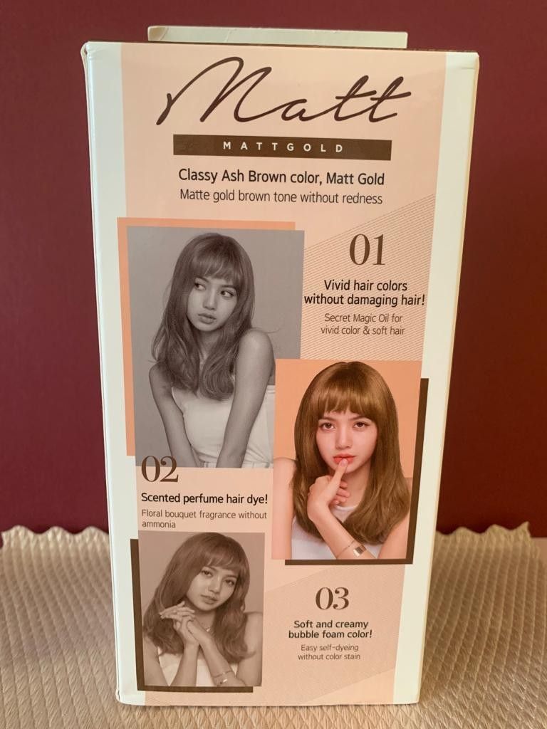 Mise En Scene Hello Bubble Hair Dye Matt Gold, Beauty & Personal Care