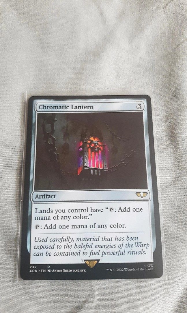 MTG Chromatic Lantern WARHAMMER 40K, Hobbies & Toys, Toys & Games on