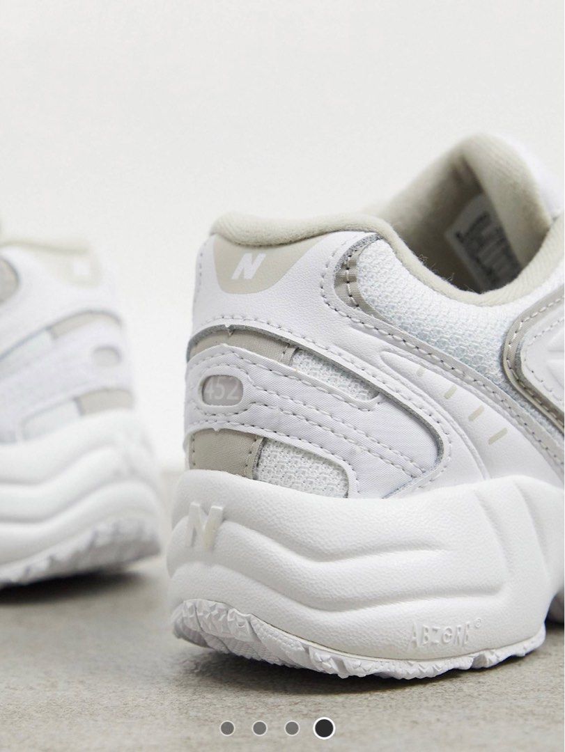 New Balance 452 Trainers in White / Grey, Women's Fashion, Footwear, Sneakers on Carousell