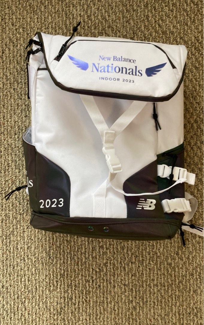 New Balance nationals indoor 2023 backpack, Men's Fashion, Bags