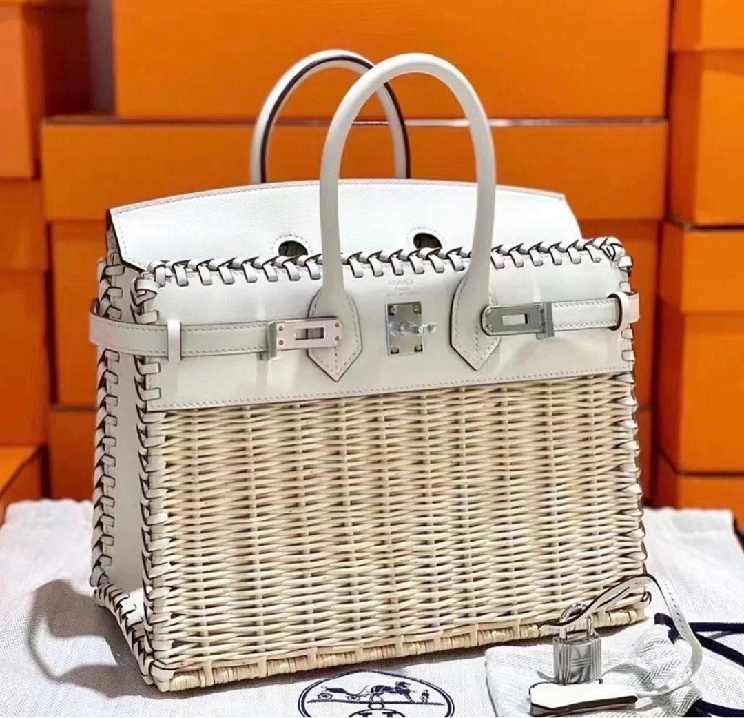 Hermes Birkin 25 Etoupe Swift PHW, Luxury, Bags & Wallets on Carousell