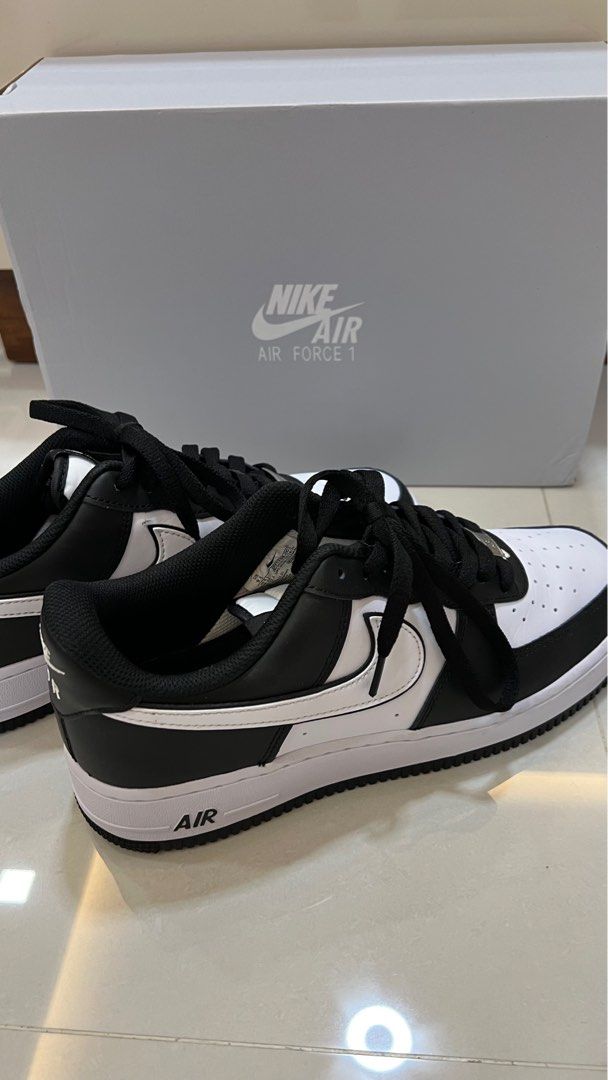 Nike air force 1 store low black black white
