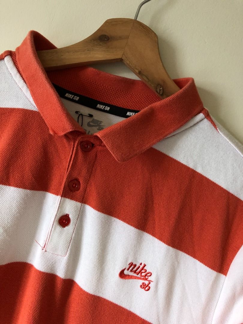 Nike SB Stripes Polo shirt on Carousell