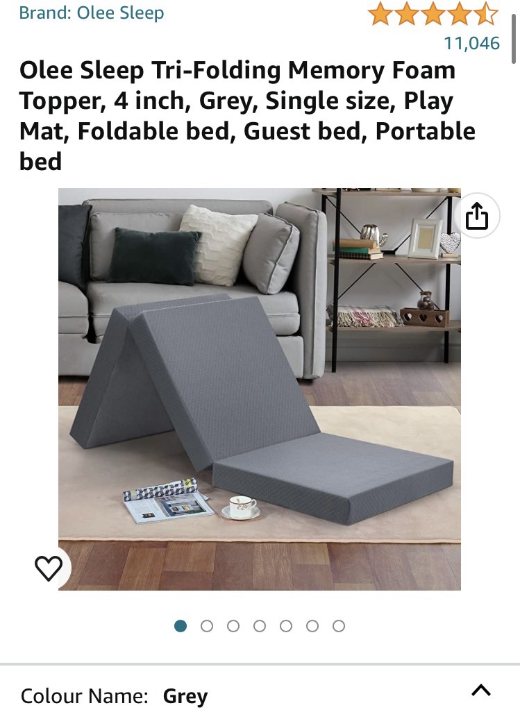 Olee sleep store folding mattress