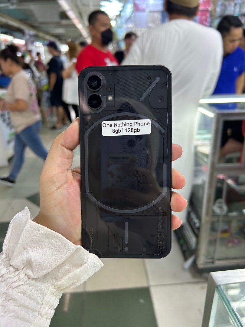 ONE NOTHING PHONE 8/128 OPENLINE GLOBAL (Category: Android Others) located in Pasig City. Submitted by fairgadgetshop (Listing ID 1228212742, Image 1). Description: OPEN FOR SALE, SWAPPING OR TRADE-IN & BUYING. (RFS: BUY & SELL) Selling Preloved: ONE NOTHING PHONE OPENLINE 8/128 GLOBAL ✔️100% Original secondhand ✔️8/10 Smoothness ✔️Openline ✔️Not Refurbished ✔️No hidden account ✔️No history of repair ✔️Test all you want before pay ✔️Unli reset In