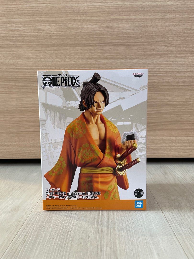 Banpresto – One Piece A Piece Of Dream #2 Vol.1 – Ace Magazine Figuur – 18 Cm