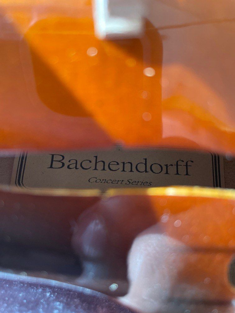 Original Bachendorff Concert Violin, Hobbies & Toys, Music & Media