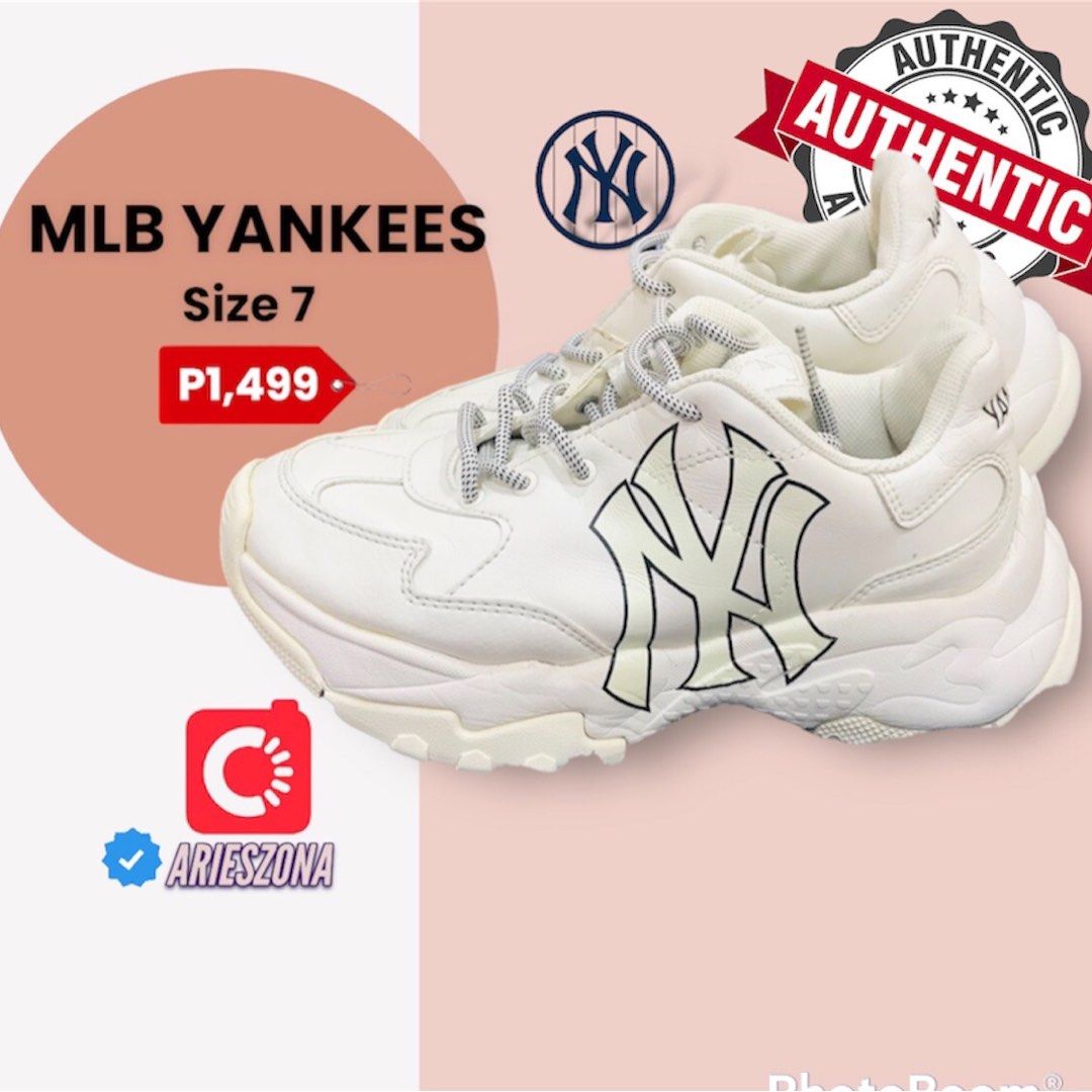 Mlb Yankees shoes, Women's Fashion, Footwear, Sneakers on Carousell