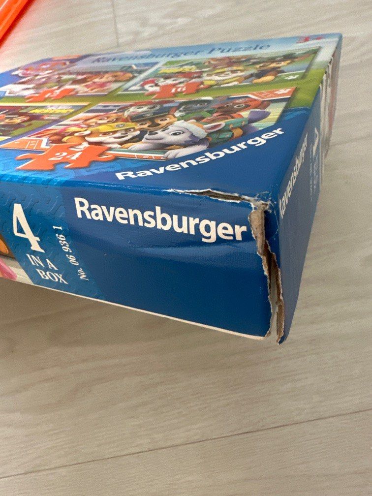 Original Ravensburger Paw Patrol Jigsaw puzzle set of 4, Hobbies & Toys ...