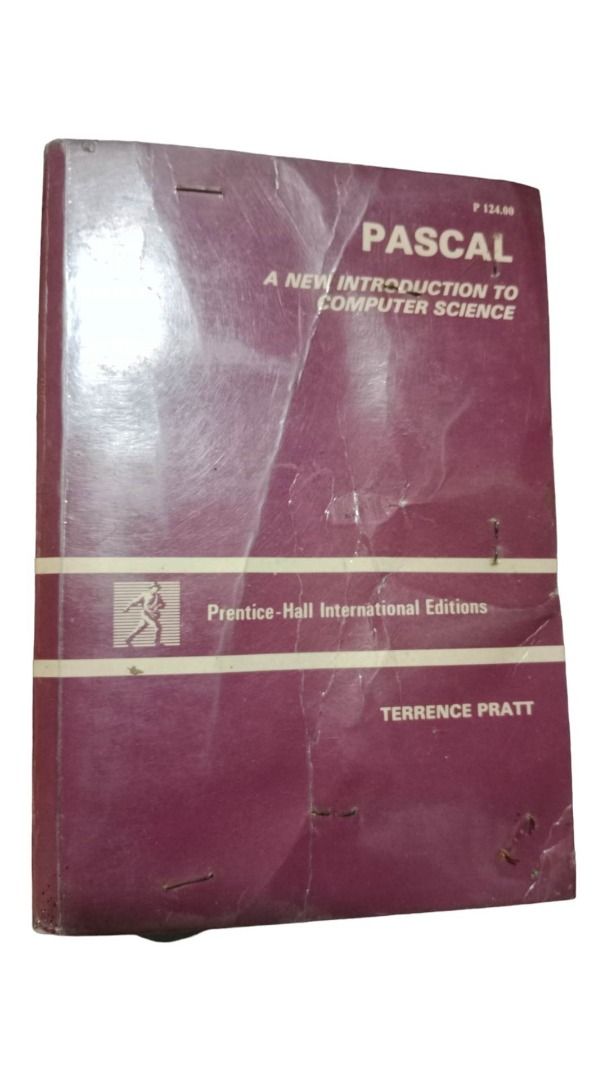 PASCAL: A NEW INTRODUCTION TO COMPUTER SCIENCE BOOK (Category: Textbooks) located in Dasmarinas. Submitted by mitchz99 (Listing ID 1228104580, Image 1). Description: PASCAL: A NEW INTRODUCTION TO COMPUTER SCIENCE BY TERRENCE PRATT.