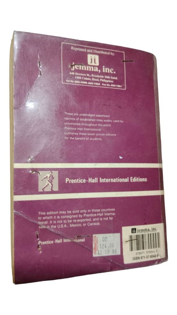 PASCAL: A NEW INTRODUCTION TO COMPUTER SCIENCE BOOK (Category: Textbooks) located in Dasmarinas. Submitted by mitchz99 (Listing ID 1228104580, Image 2). Description: PASCAL: A NEW INTRODUCTION TO COMPUTER SCIENCE BY TERRENCE PRATT.