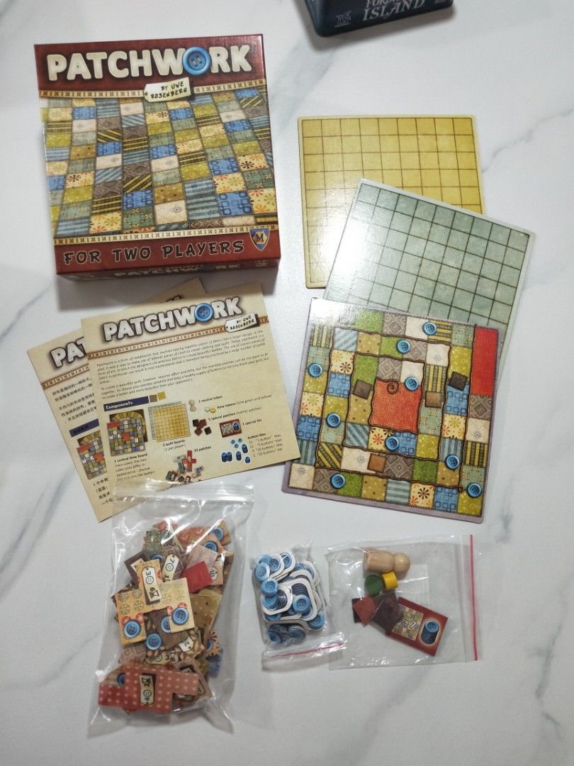 Patchwork by Uwe Rosenberg, Hobbies & Toys, Toys & Games on Carousell
