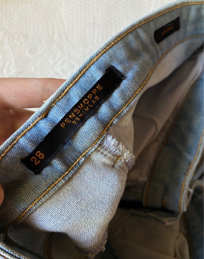 Petite Denim Pencil Pants PCS12 main image 1