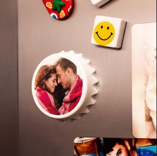 Photo Printed Personalized Cover View Magnet Opener