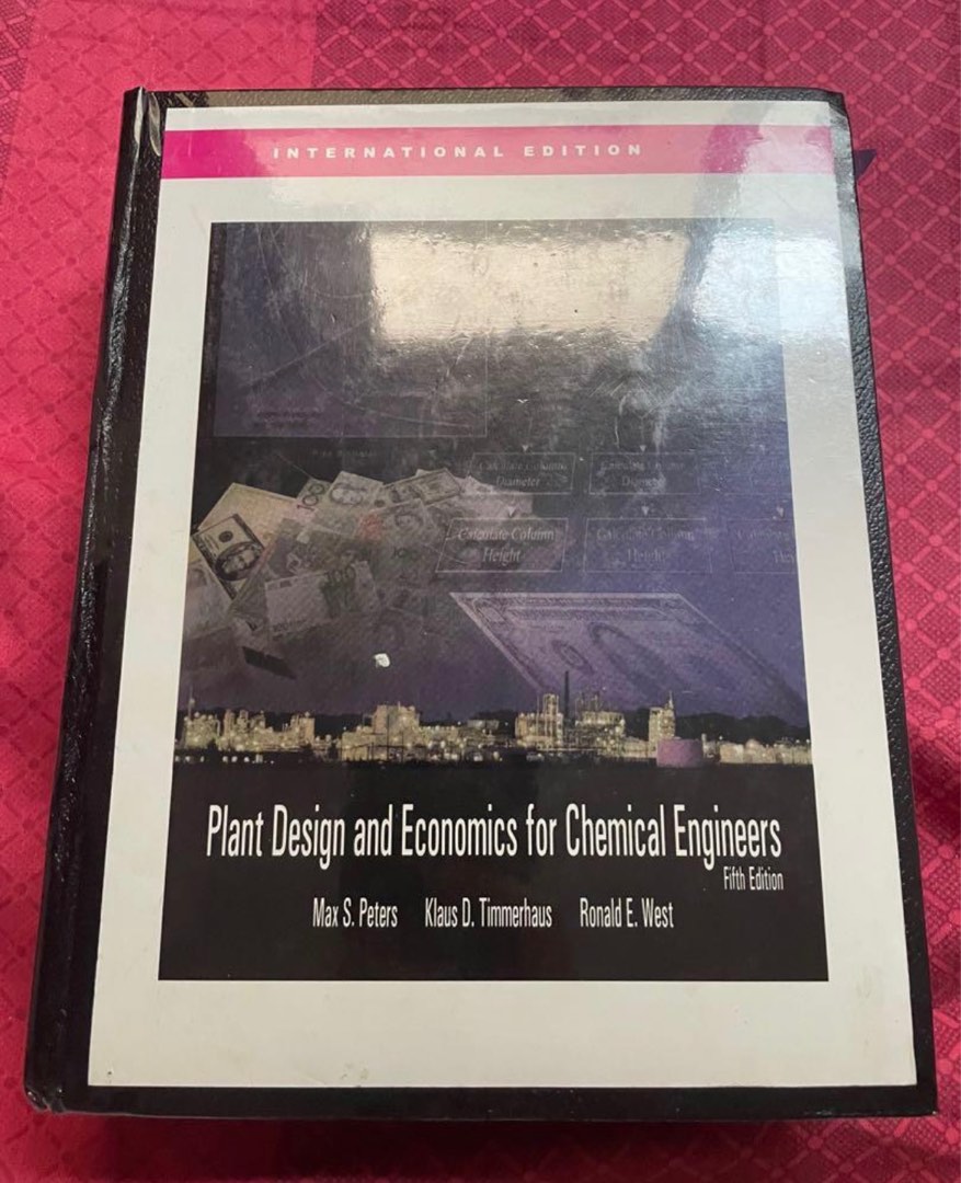 Plant Design and Economics for Chemical Engineers on Carousell