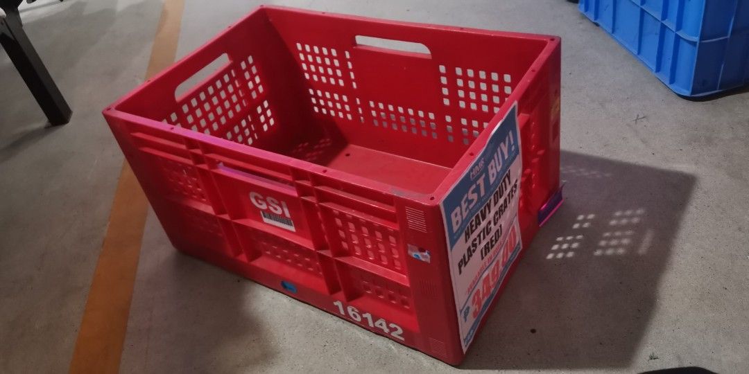 PLASTIC CRATES, Furniture & Home Living, Home Improvement