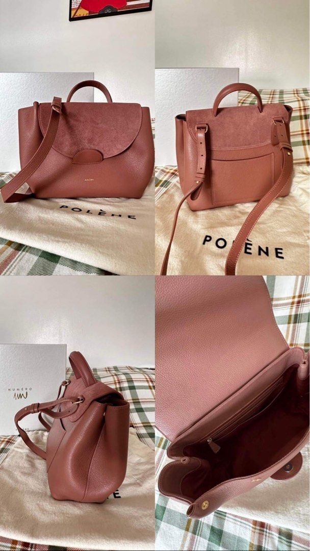 Polène | Bag - Numéro UnMicro - Blush Textured Leather