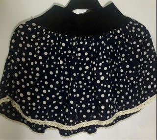 Polka dots skirt (Garterized)