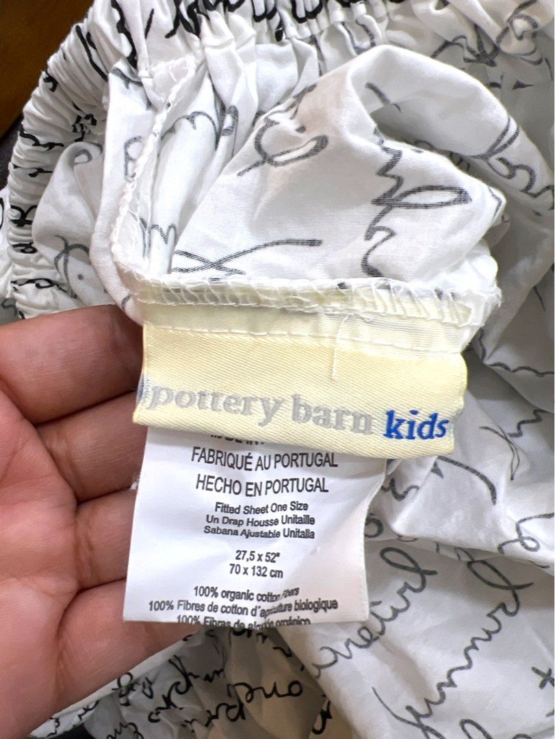 Pottery barn crib sheet clearance