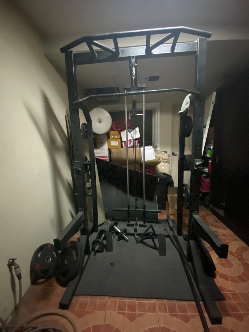Power Rack, Bench, Bar, Weights (70kg), Dumbells, Sports Equipment