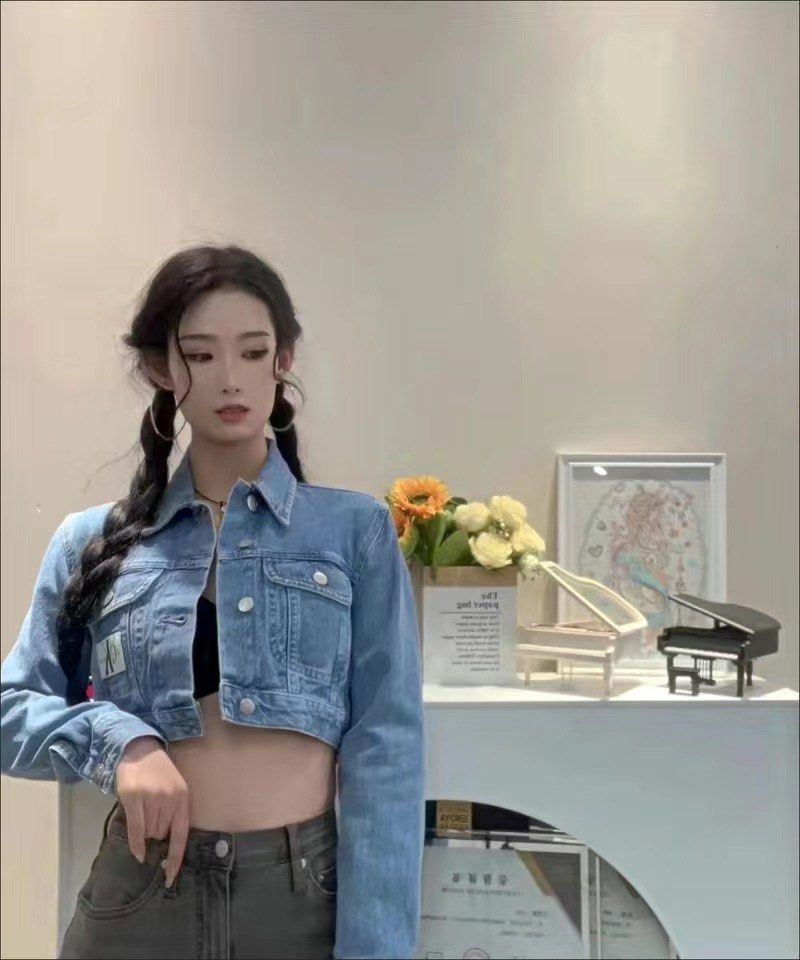 最終値下げJennie for Calvin Kleinデニムシャツ S サイズ-