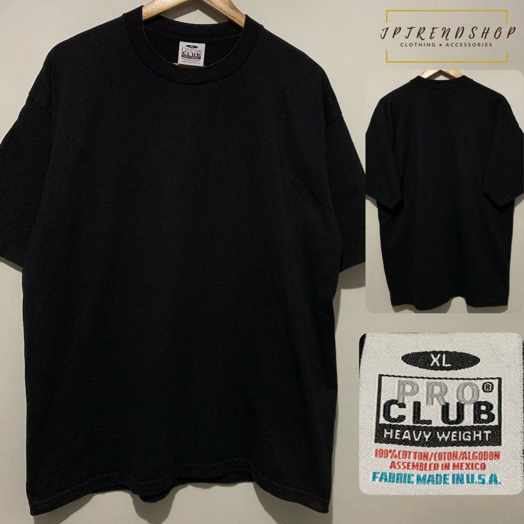 PRO CLUB PLAIN T SHIRT Black Men s Fashion Tops Sets Tshirts rating-all-the-2023-mls-jerseys-soccerbible