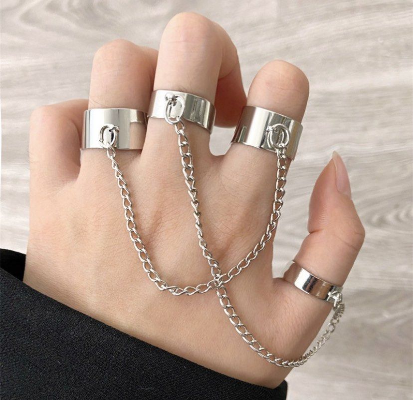 Chain rings for fingers outlet