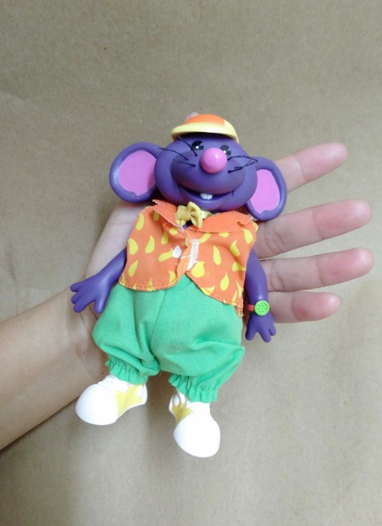 Rare Vintage Rat In The Hat Bananas In Pajamas Pyjamas Poseable Figure