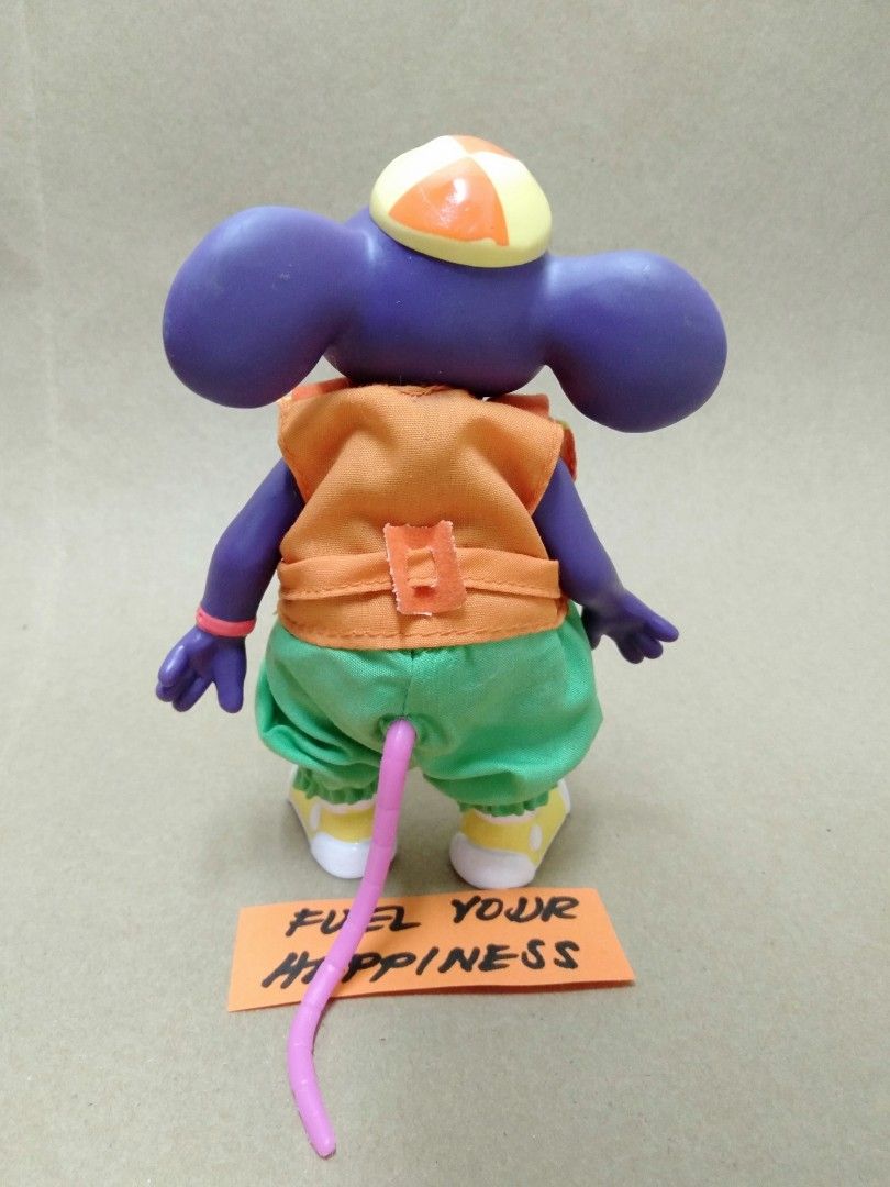 Rare Vintage Rat In The Hat Bananas In Pajamas Pyjamas Poseable Figure