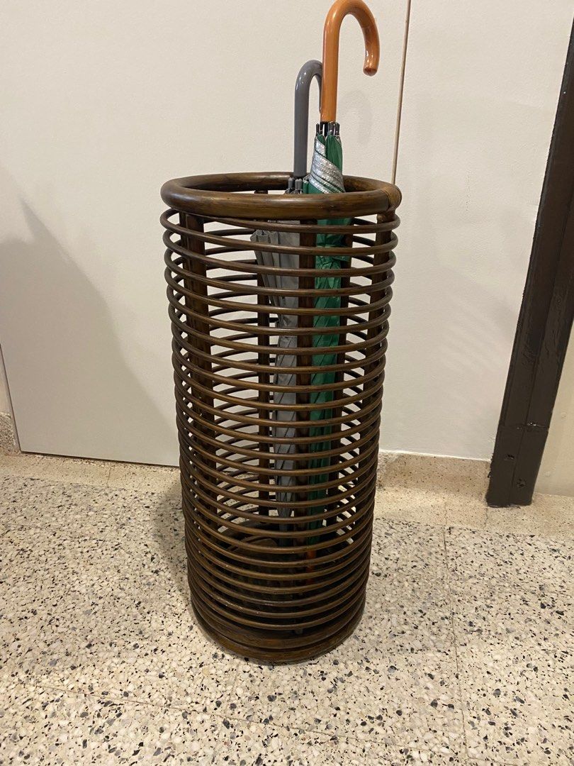 Rattan umbrella stand, Furniture & Home Living, Home Decor, Other Home