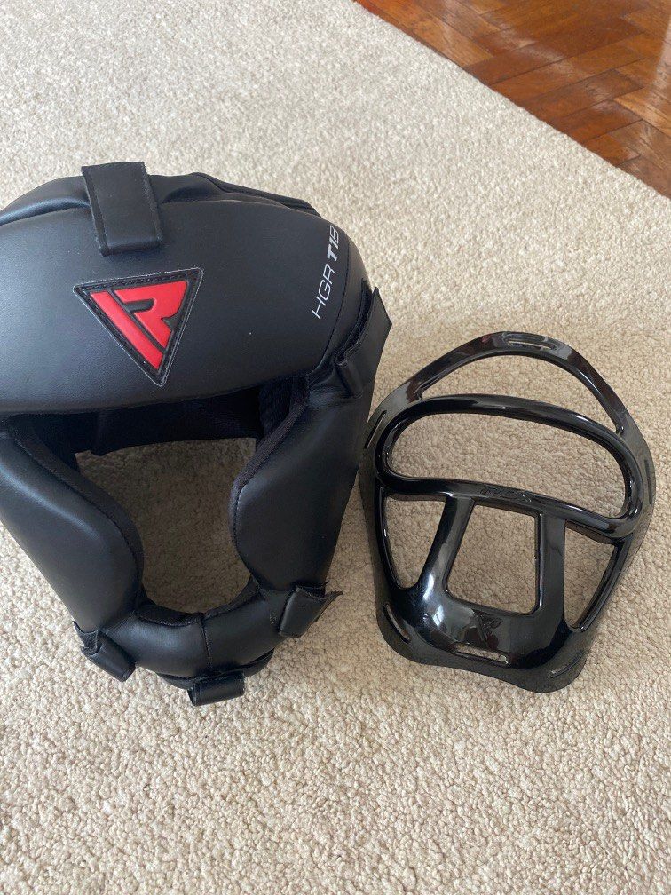thumbnail image 2 of RDX Boxing Headgear HGR-T1 MMA Muay Thai Protective Helmet Adult Unisex 2 of 4