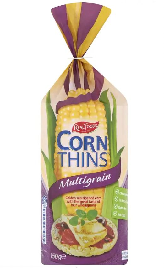 Real Foods Corn Thins Corn Cakes, Food & Drinks, Other Food & Drinks on