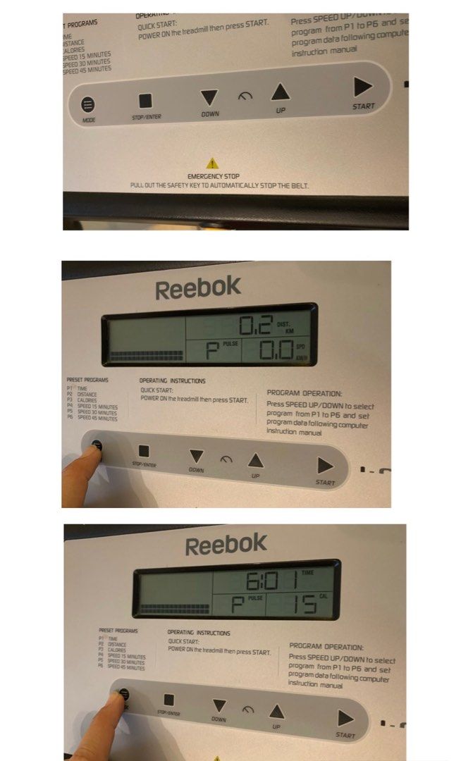 Reebok tr5 discount premier run treadmill