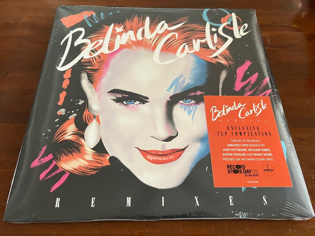 (RSD 2023) Belinda Carlisle Remixes (2LP Limited Edition Clear Vinyl / limited to 1,500 copies