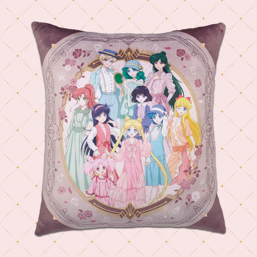 Sailor Moon Antique Style Kuji Cushion Towel, Hobbies Toys - Main Image